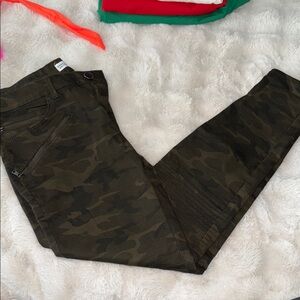 Zara Camouflage Women Jeans - Olive Green